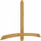 Ekena Millwork Bellingham Rough Sawn Timber Gable Bracket, Western Red Cedar, 72"W x 48"H x 2"D x 4"F, 16/12 Pitch GBW072X48X0204BEL00RWR - alternate 5